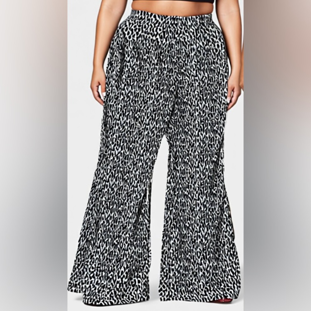 Forever 21 Plus 2X Clothing Lot (2) Wide Leg Pants